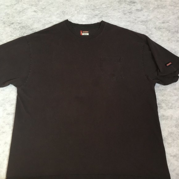 #65 Genuine Dickies Performance Pocket T-Shirt Men's Size 3XL Black Big Tee Crew - Picture 1 of 8